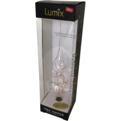 Lumix Christbaumspitze Tree Topper Klar Warmweiße LED Innen