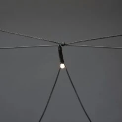 Konstsmide LED Lichternetz Gefrostete Dioden Mit Lichtsensor Und Timer Außen