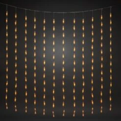 Konstsmide LED Lichtervorhang Tropfenform 400 Bernsteinfarbene Dioden Außen IP44 -Konstsmide Verkäufe 122778 1533 2