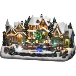 Konstsmide LED Weihnachtsszene Mit Musik 36 Bunte Dioden Innen Batteriebetrieben