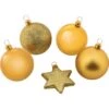Weihnachtskugel-Set 50-teilig Gold -Konstsmide Verkäufe 124054178 S01 060314 RET01