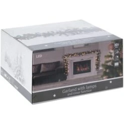 Girlande Aus Künstlichem Tannengrün 30 LED
