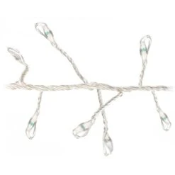 LED Lichterkette 480 Warmweiße LEDs Silberdraht Innen Und Außen