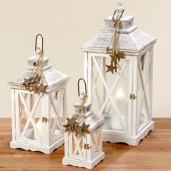 Laterne Stine Ca. 49 X 22 X 22 Cm Weiß -Konstsmide Verkäufe 332761 3622