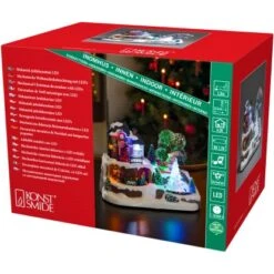 Konstsmide LED Szenerie Bahnhof Mit Kristallweihnachtsbaum 9 Lichter Bunt -Konstsmide Verkäufe 33 3446 000 led szenerie 1