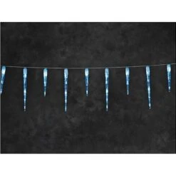 Konstsmide LED-Eiszapfen-Lichtervorhang 16 Zapfen 24 LED Kaltweiß
