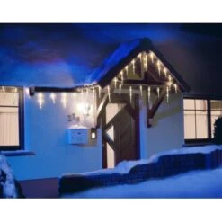 Konstsmide LED-Eiszapfen-Lichtervorhang 16 Zapfen 24 LED Kaltweiß -Konstsmide Verkäufe 344978 picture 2