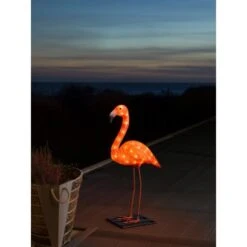 Konstsmide LED-Figur Acryl Flamingo Klein 48 Bernsteinfarbene Dioden 65 Cm -Konstsmide Verkäufe 351690 1533 3