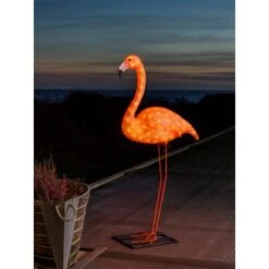 Konstsmide LED-Figur Acryl Flamingo Groß 96 Bernsteinfarbene Dioden 110 Cm -Konstsmide Verkäufe 351692 1533 2