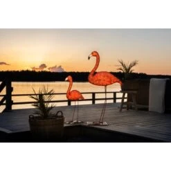 Konstsmide LED-Figur Acryl Flamingo Groß 96 Bernsteinfarbene Dioden 110 Cm -Konstsmide Verkäufe 351692 1533 3