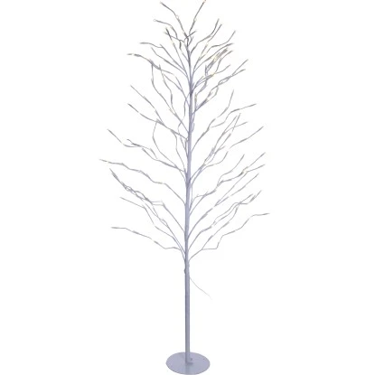 LED Baum 200 Warmweißen LEDs 150 Cm Weiß Innen Und Außen 3 LED Baum 200 Warmweißen LEDs 150 Cm Weiß Innen Und Außen