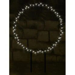 Takasho Deko-Silhouette Kreis S 88 Warmweiße LEDs Innen Und Außen