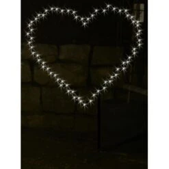 Takasho Deko-Silhouette Herz S 88 Warmweiße LEDs Innen Und Außen