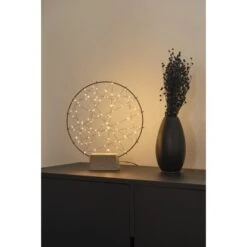 Konstsmide LED Metallsilhouette Kleiner Ring Mit Holz-Fuß -Konstsmide Verkäufe 385714 1533 1783787 2