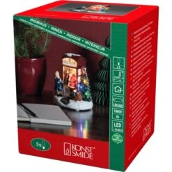 Konstsmide LED Szenerie Weihnachtsmann In Telefonzelle