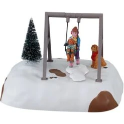 Lemax Weihnachtsdekoration Schaukelnder Welpe Mit 4,5 V Adapter