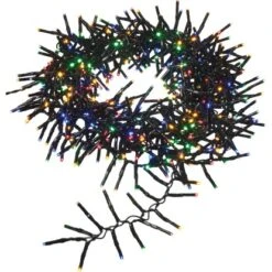 Cluster-Lichterkette 6 M Mehrfarbig