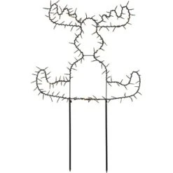 LED-Dekofigur Rentier 115 Cm Schwarz