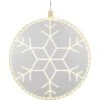 LED-Acrylscheibe Schneeflocke 55 Warmweiße LEDs Transparentes Kabel Ø 30 Cm -Konstsmide Verkäufe 4048121239097 S01 080319