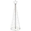 LED Fahnenstangen-Lichterkette 3D-Baum 175 Cm Schwarz -Konstsmide Verkäufe 4048121240307 S01 060319