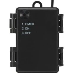 3D-Stern Mit LED-Lichterkette 58,5 Cm Schwarz