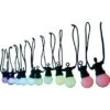 LED-Lichterkette 12 LEDs Mehrfarbig Schwarzes Kabel 10,5 M -Konstsmide Verkäufe 4048121359016 S01 271020 L