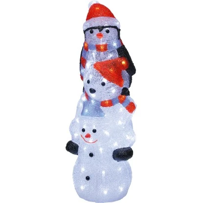 LED-Weihnachtsfigur 59 Cm Mehrfarbig 3 LED-Weihnachtsfigur 59 Cm Mehrfarbig