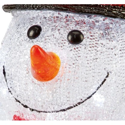 Acryl-Schneemann LED Mehrfarbig 4 Acryl-Schneemann LED Mehrfarbig – Bild 2