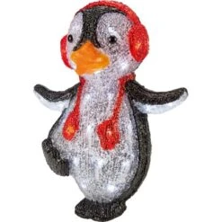 Acryl-Pinguin LED Mehrfarbig