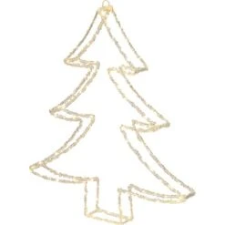 LED-Silhouetten-Figur Tannenbaum 59 Cm Transparent