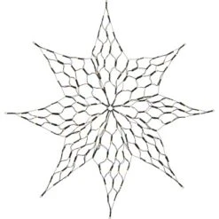 LED Lichternetz Stern 160 Warmweiße LED Innen Und Außen