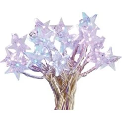 LED Büschellichterkette Mit Sternen 160 Mehrfarbige LEDs Innen Und Außen