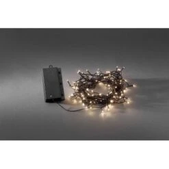 Konstsmide LED-Lichterkette Mit Schalter 120 Warmweiße LEDs Innen Und Außen