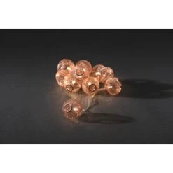 Konstsmide LED-Batterie-Lichterkette Kupferfarbene Metallkugeln 10 Dioden -Konstsmide Verkäufe 533 Lichterketten Innen 02
