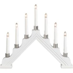 Konstsmide Schwibbogen Lichterbogen Weiß Mit Metalldekoringen