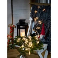 Konstsmide LED Lichterkette Acryl Stern 40 Warmweiße LEDs Timer Innen -Konstsmide Verkäufe 593794 1533 2