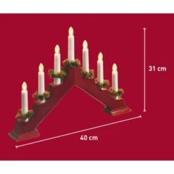 LED-Schwippbogen Holz 7 LEDs Kaltweiß -Konstsmide Verkäufe 650296 3299 4