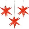 HGD LED-Sternenhänger Mit 3 Sterne Ø Je 12 Cm Rot Für Außen -Konstsmide Verkäufe 754249 2668 1
