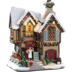 Weihnachtsdekoration Haus Mullberrys Pub