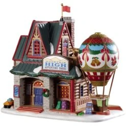 Weihnachtsdekoration Haus Mit Heißluftballon