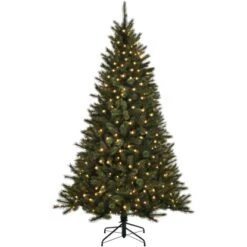 Black Box Trees Weihnachtsbaum Toronto LED Grün H 215 Cm X Ø 132 Cm