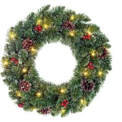 Creston Kranz Grün 20 LED Ø 45 Cm