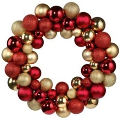 Kugelkranz Ø 34,5 Cm Rot-Gold