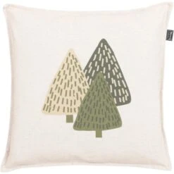 Kissen Baum Grün 45 X 45 X 10 Cm