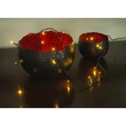 Konstsmide Micro LED Lichterkette 35 Bernsteinfarbene LEDs Grünes Kabel Innen -Konstsmide Verkäufe 820 microledlichterkette 1