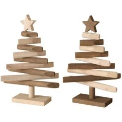 Boltze Xmas Dekoaufsteller Brebo 2-fach Sortiert