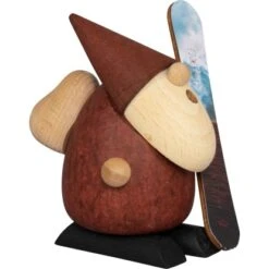 Saico Räucherfigur Weihnachtsmann Snowboarder 130 Mm -Konstsmide Verkäufe 827813 2668 3