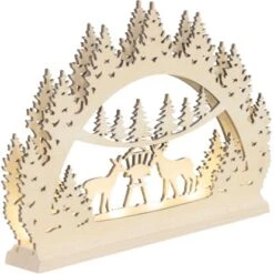 Saico Mini-Lichterbogen Waldmotiv LED-Stripe Und Timerfunktion 22 Mm X 14 Mm X 3 -Konstsmide Verkäufe 827817 2668 3