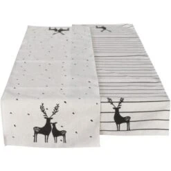 Boltze Home Tischläufer Blacky 2-fach Sortiert