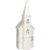House Of Seasons Teelichthalter Kirche 11 Cm X 9 Cm X 30 Cm Wieß -Konstsmide Verkäufe 8720362313571 3877 S 01